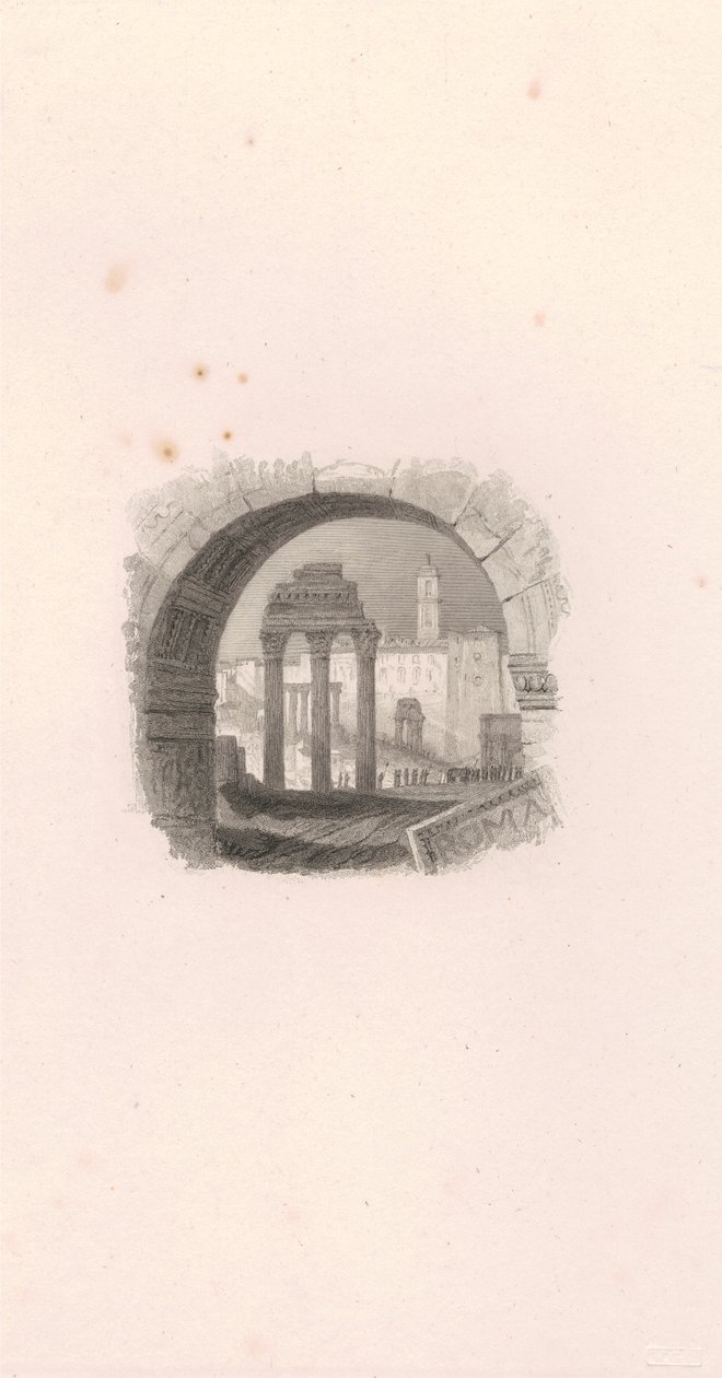 Het Forum (vignet) door Edward Goodall