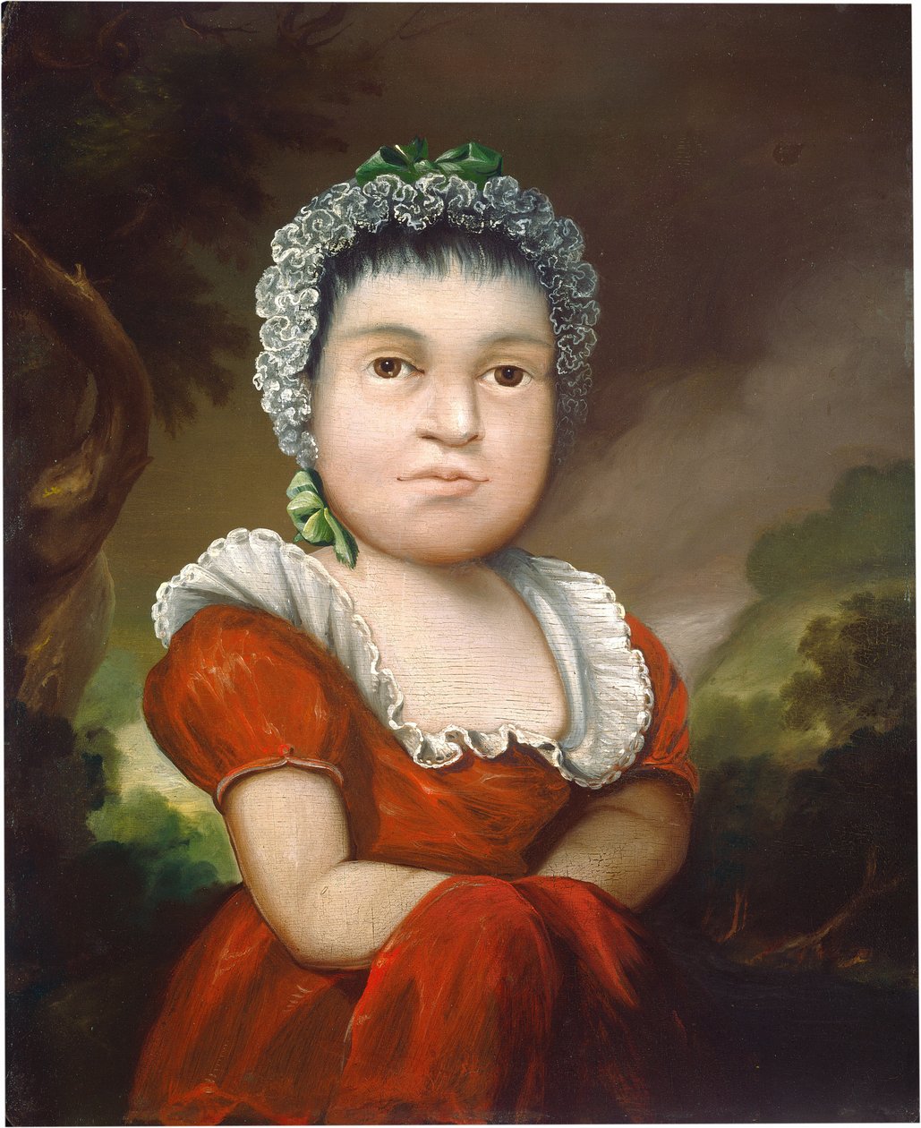Portret van een kind door Edward Hicks