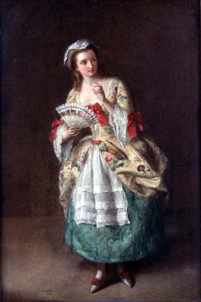 Gekleed voor het Bal door Edward Hughes