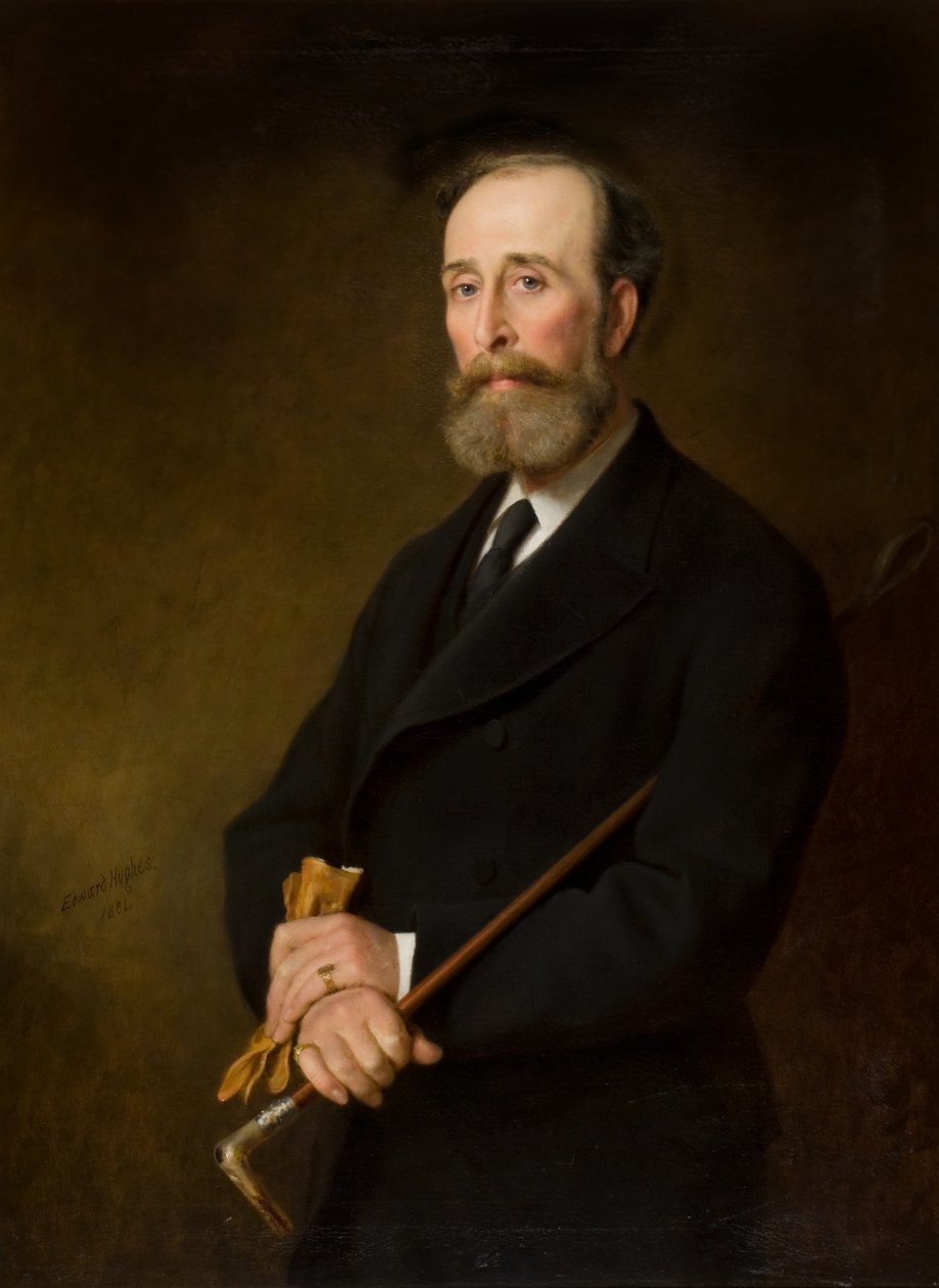 Sir William Ogilvy Dalgleish van Errol Park (1832-1913) door Edward Hughes