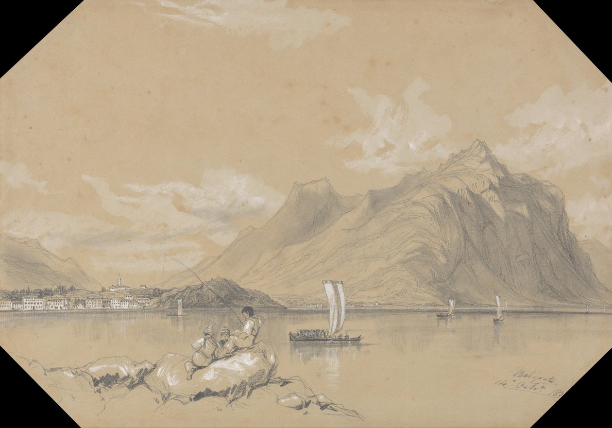Balgrate. 14. Oktober. 1837 door Edward Lear