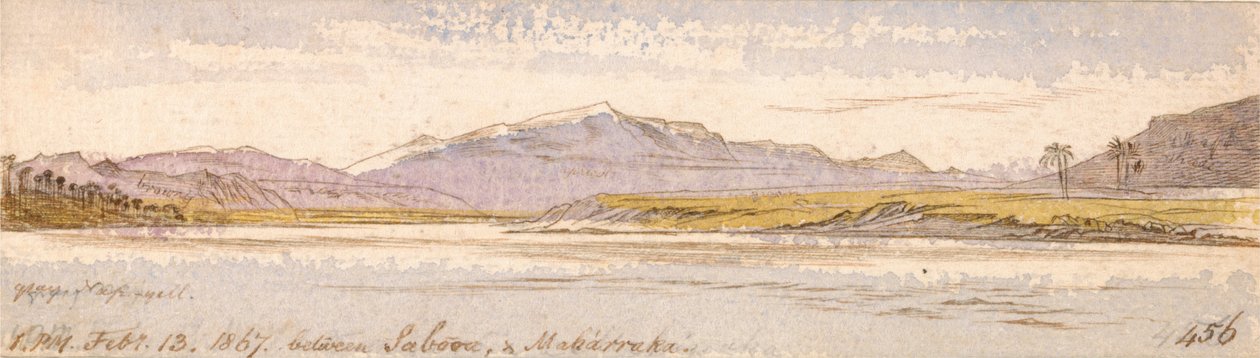 Tussen Sabooa amp; Maharraka door Edward Lear