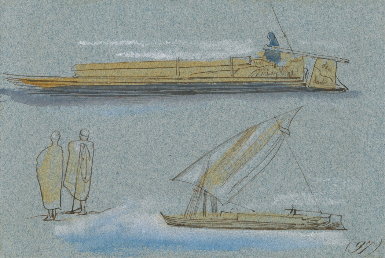 Boten op de Nijl door Edward Lear