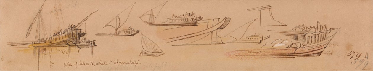 Boten op de Nijl door Edward Lear