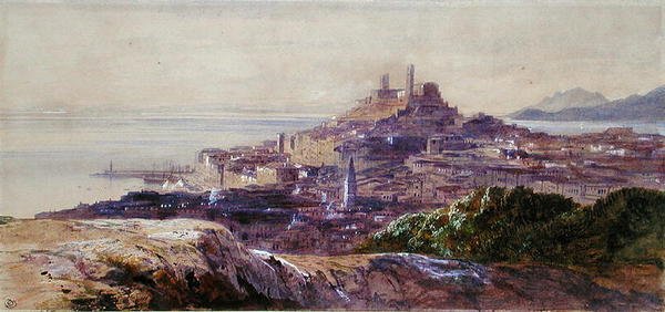 Cannes door Edward Lear
