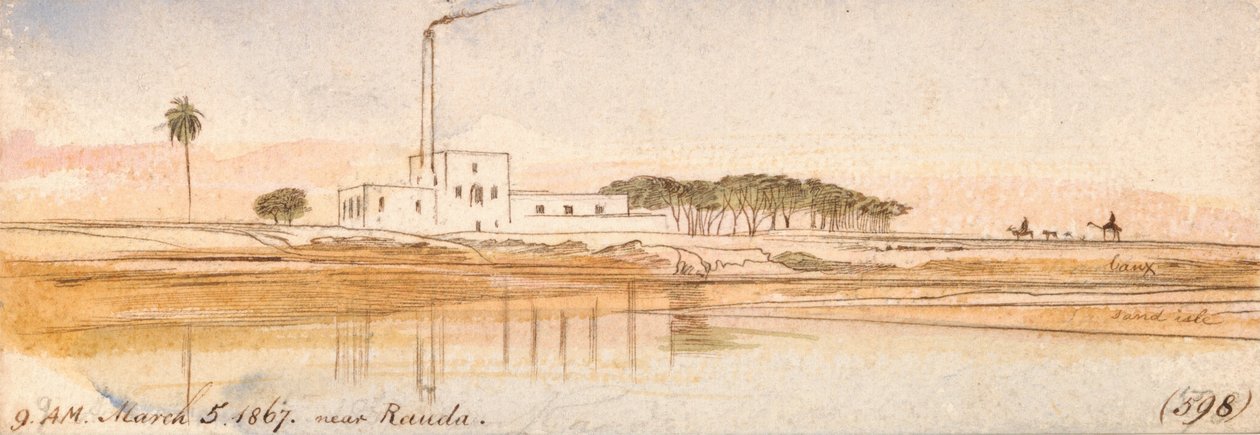 Omgeving Rauda door Edward Lear