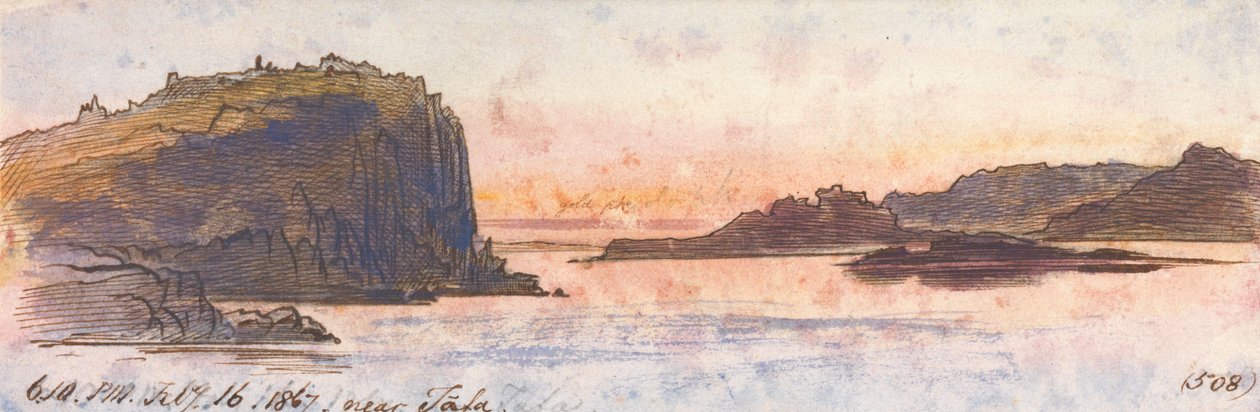 Bij Tafa, 18:10 uur, 16 februari 1867 (508) door Edward Lear