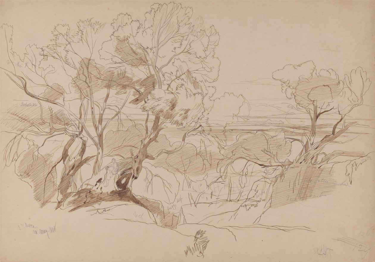 Santa Decca, Corfu, 28 mei 1848 (126) door Edward Lear