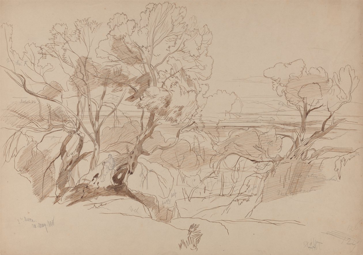 Santa Decca, Corfu, 28 mei 1848 (126) door Edward Lear