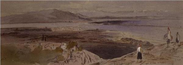 Santa Maria door Edward Lear