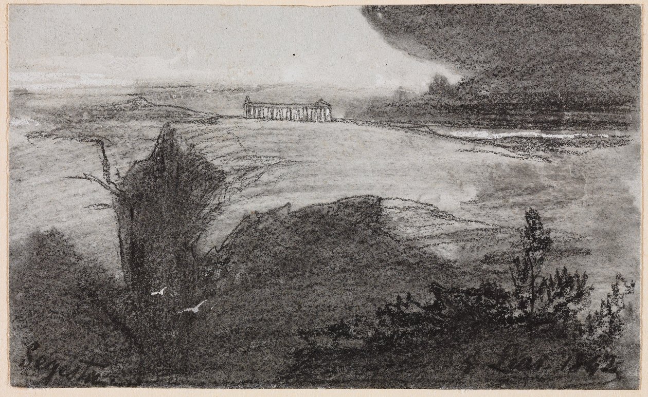 Segesta door Edward Lear