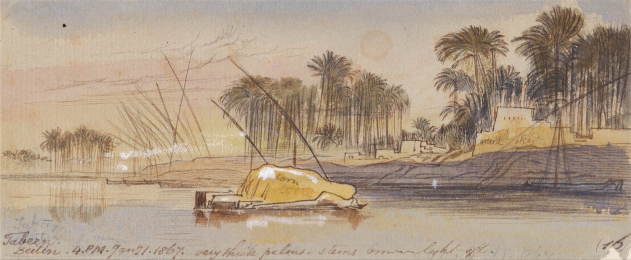 Tabeen Berlin, 16:00 uur, 1 januari 1867 (16) door Edward Lear