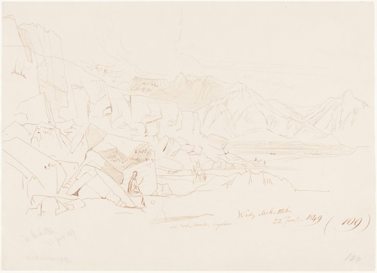 Nadelen van Mokatteb door Edward Lear