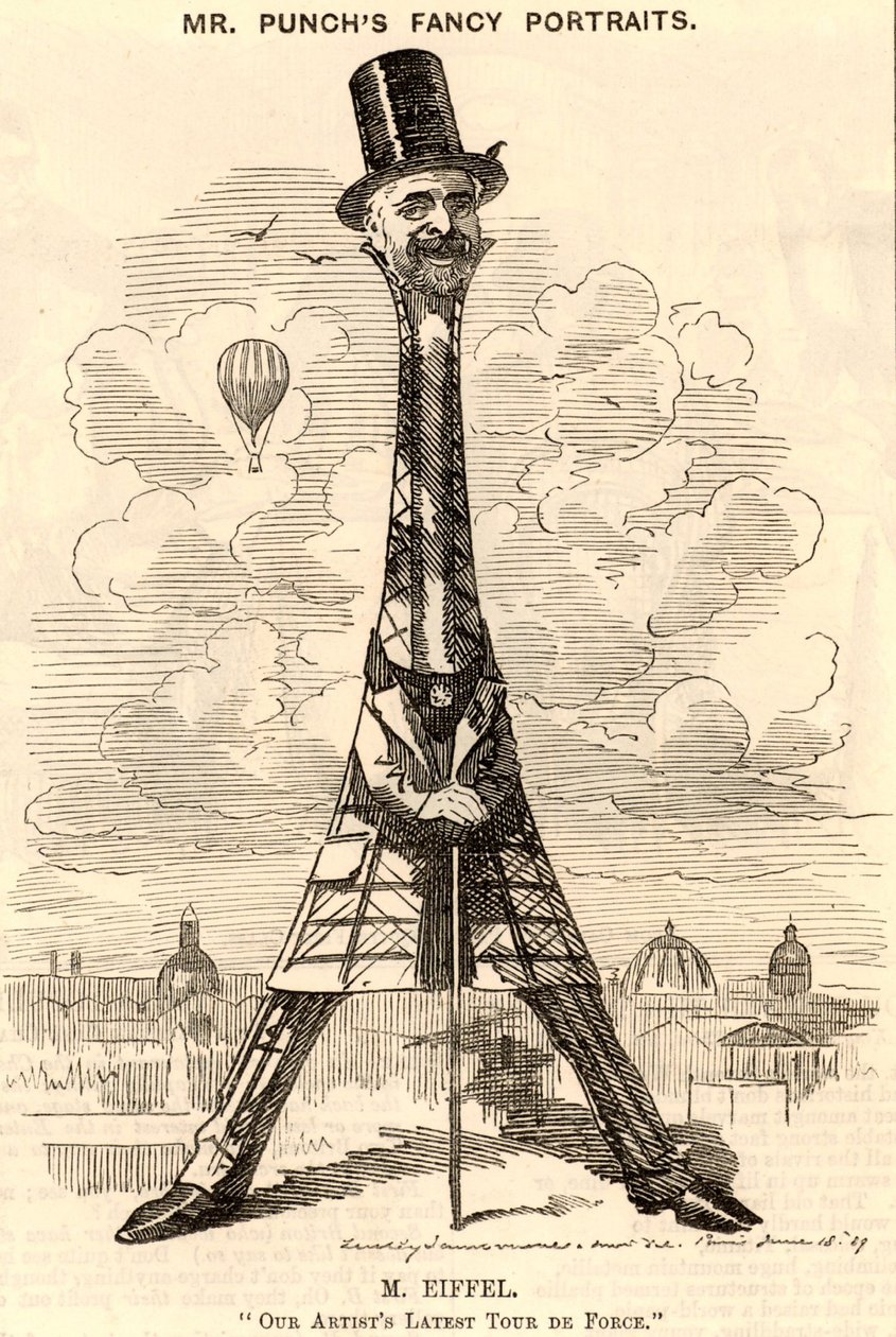 (Alexandre) Gustave Eiffel (1832-1923) Franse civiel ingenieur door Edward Linley Sambourne