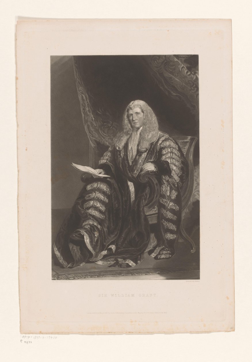 Portret van William Grant door Edward McInnes