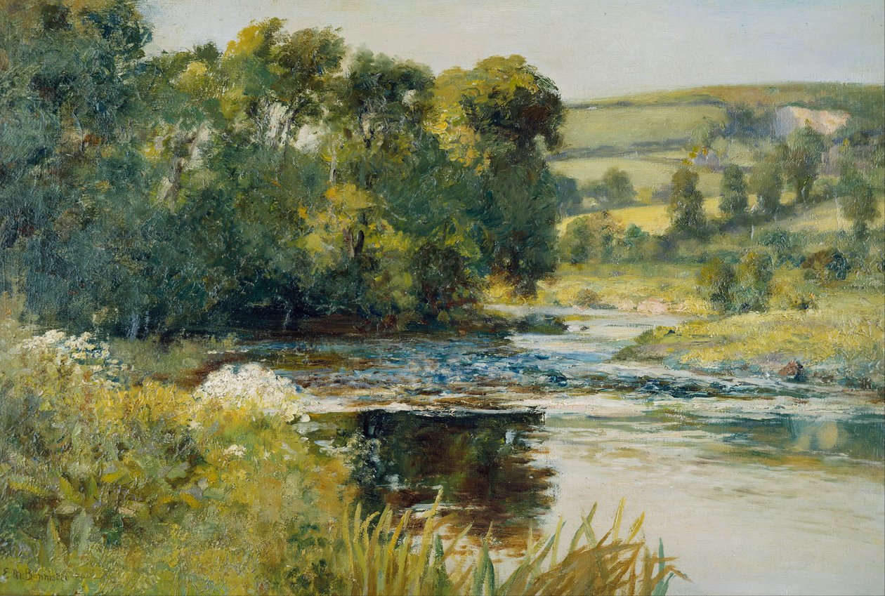 Beekzijde door Edward Mitchell Bannister