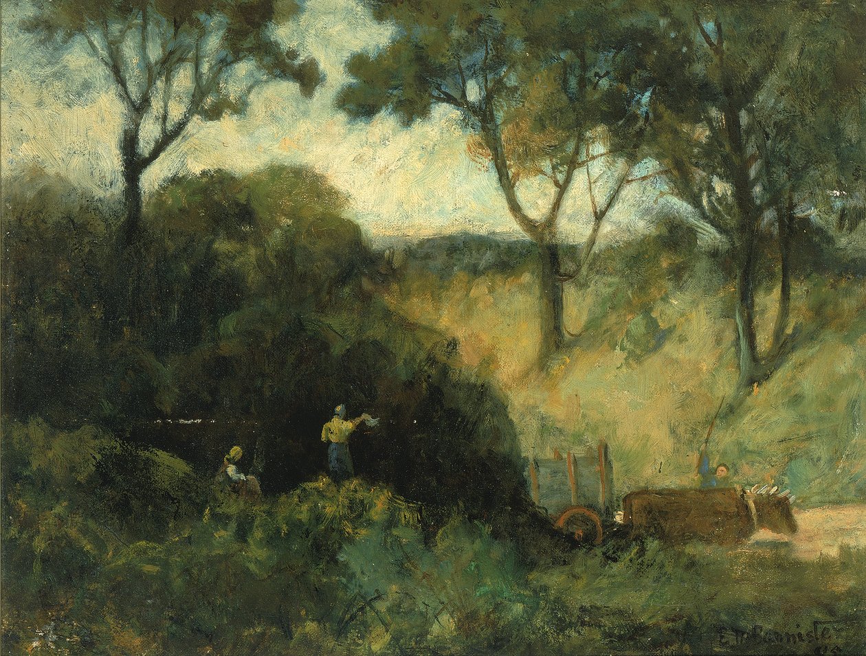 De groet, 1895 door Edward Mitchell Bannister