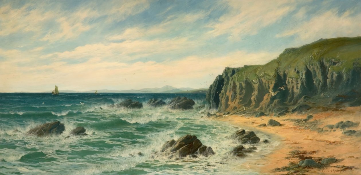 Kustscène door Edward Moore