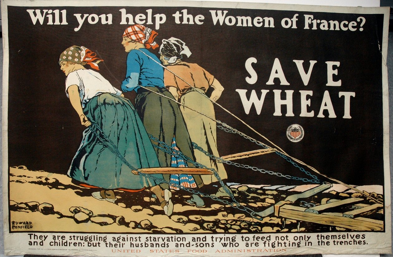Help jij de vrouwen van Frankrijk door Edward Penfield