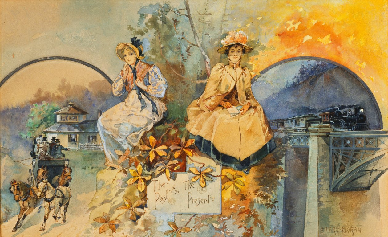 Het Verleden & het Heden door Edward Percy Moran