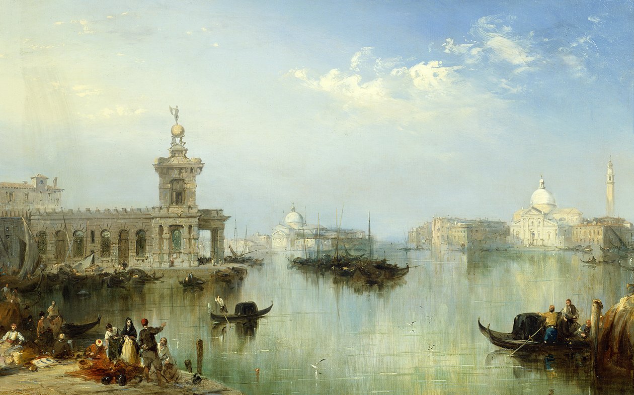 Een uitzicht op Venetië door Edward Pritchett