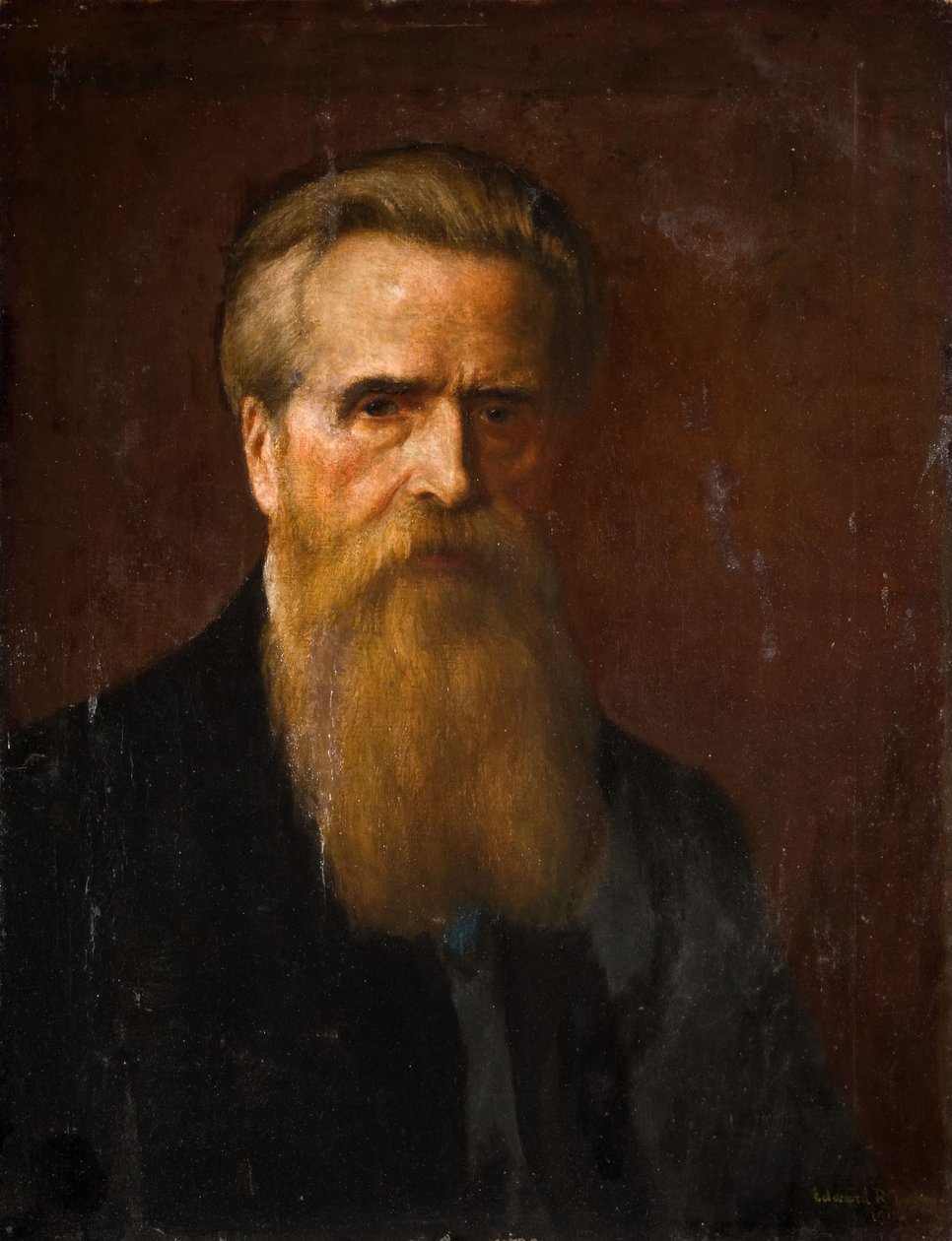 Portret van de kunstenaar Zelfportret, 1906 door Edward R Taylor