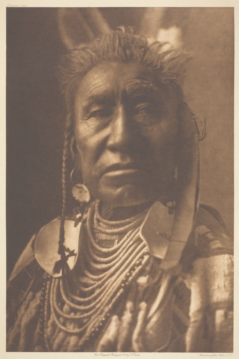 Vis Shows-Apsaroke door Edward S. Curtis
