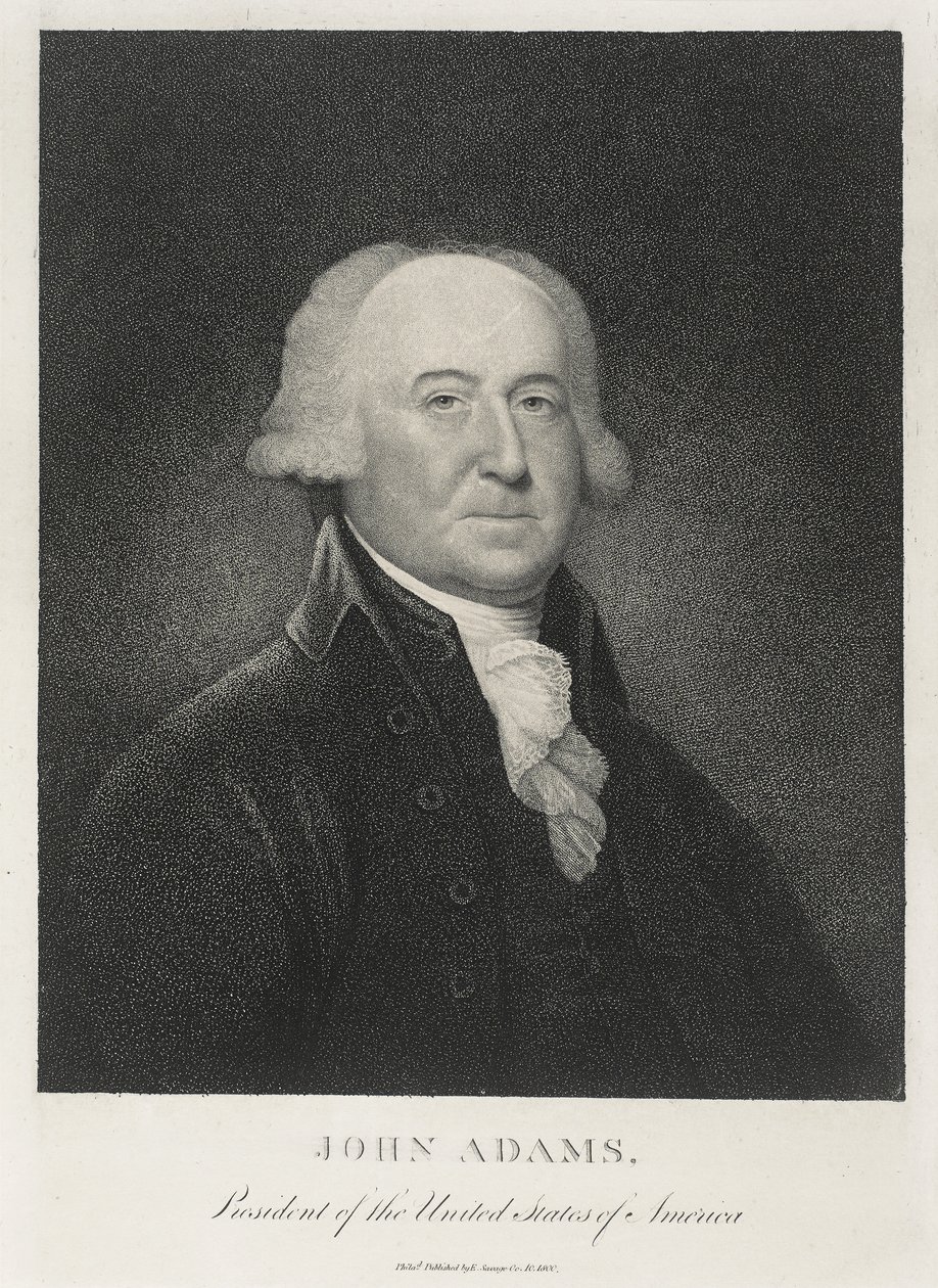 John Adams, tweede president van de Verenigde Staten door Edward Savage