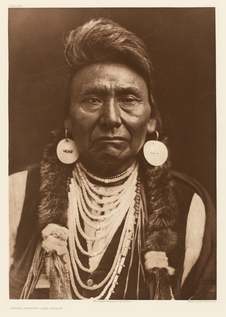 Opperhoofd Joseph door Edward Sheriff Curtis
