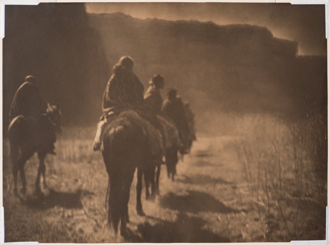 Het verdwijnende ras - Navajo door Edward Sheriff Curtis