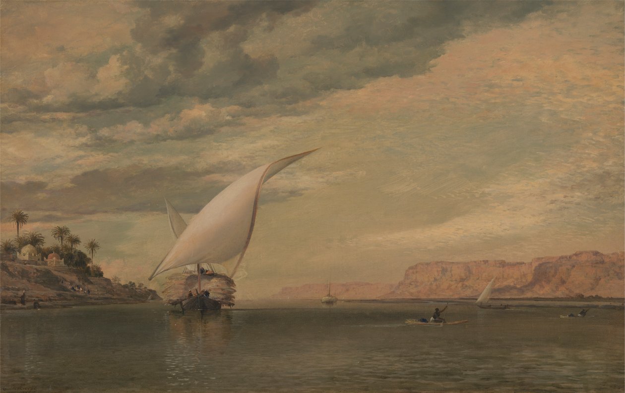 Aan de Nijl door Edward William Cooke