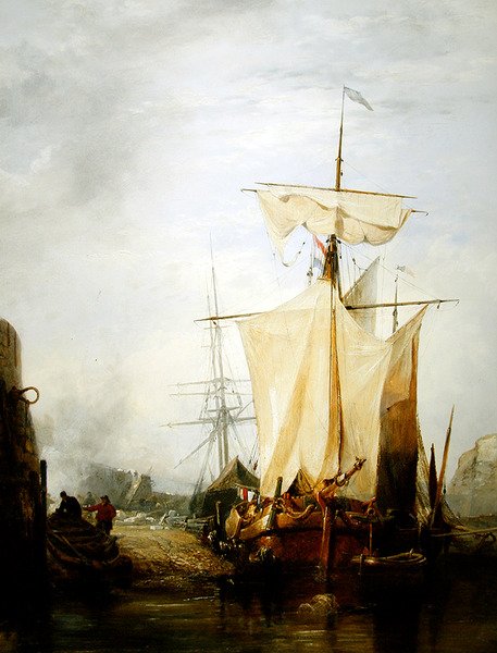 St. Peter Port, Guernsey door Edward William Cooke