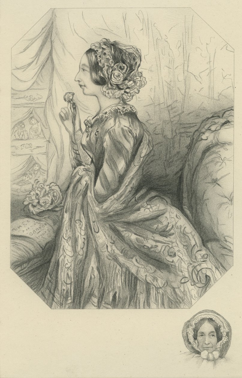 Mevrouw John Dickens - Moeder van Charles Dickens door Edwin Roffe