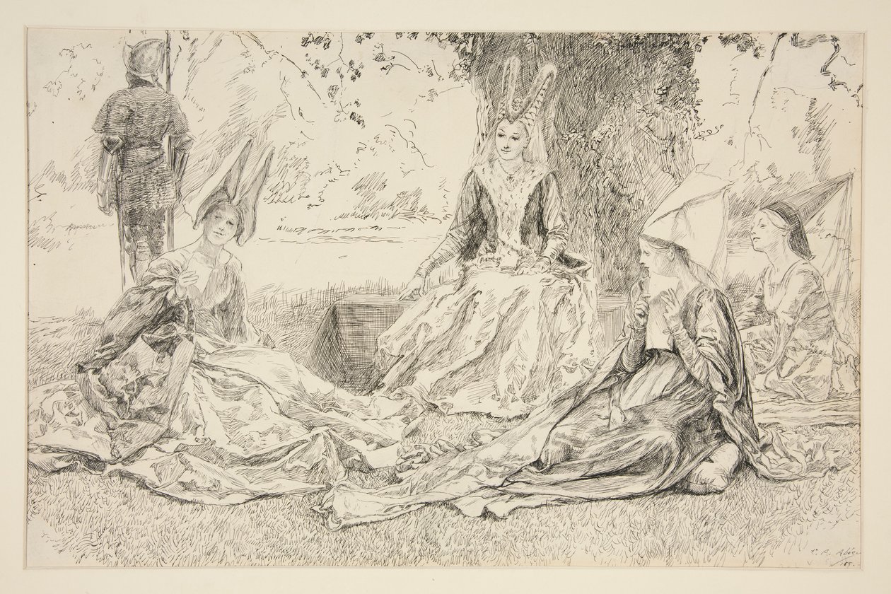 Voor de prinses door Edwin Austin Abbey