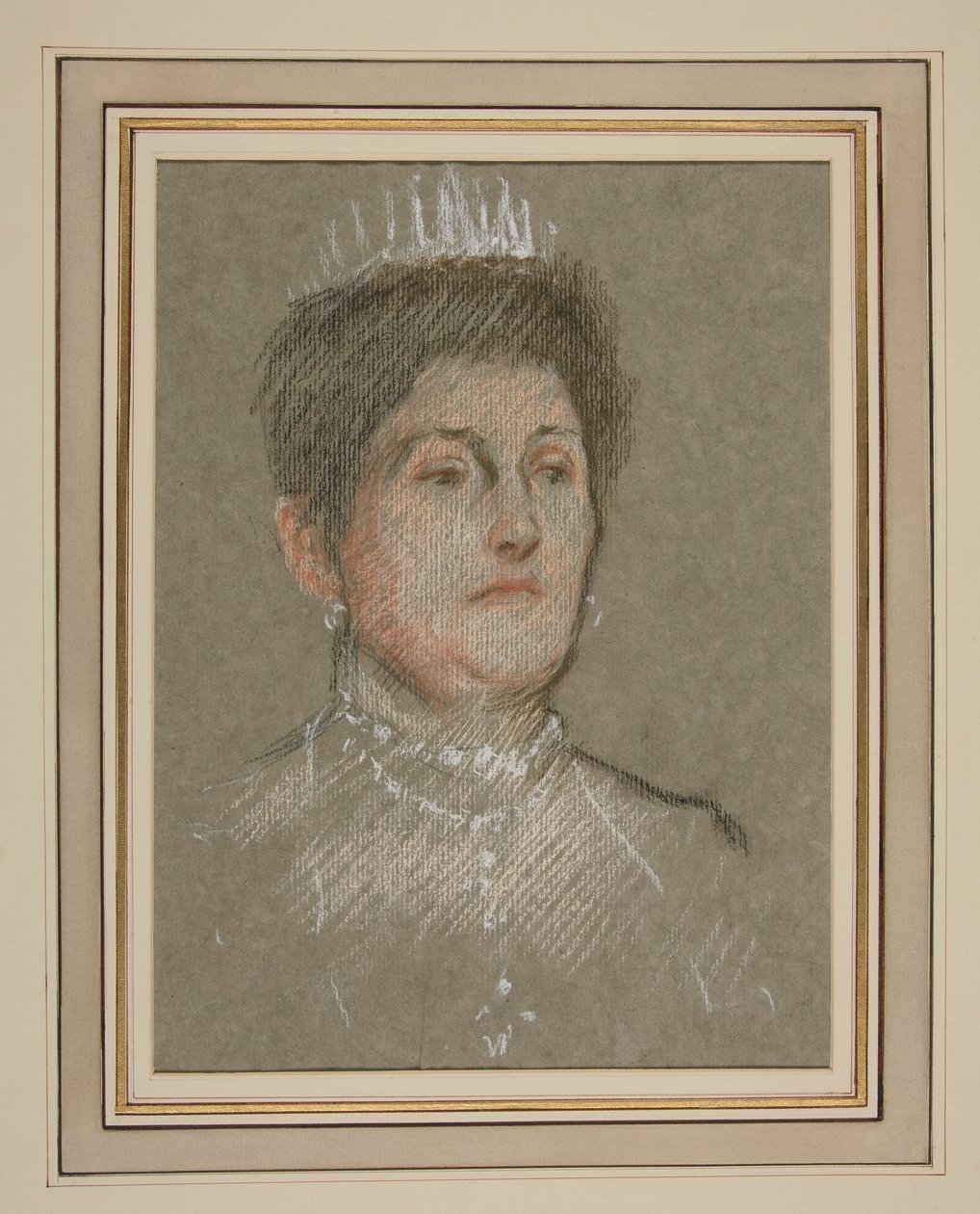 Kroning van Edward VII Portret: Prinses Beatrice van Battenberg door Edwin Austin Abbey