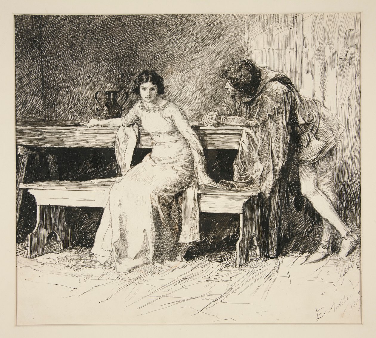 Fenton door Edwin Austin Abbey