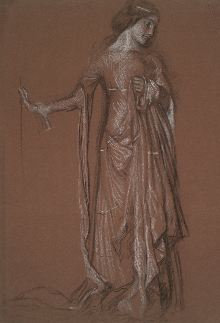 Figurenstudie door Edwin Austin Abbey