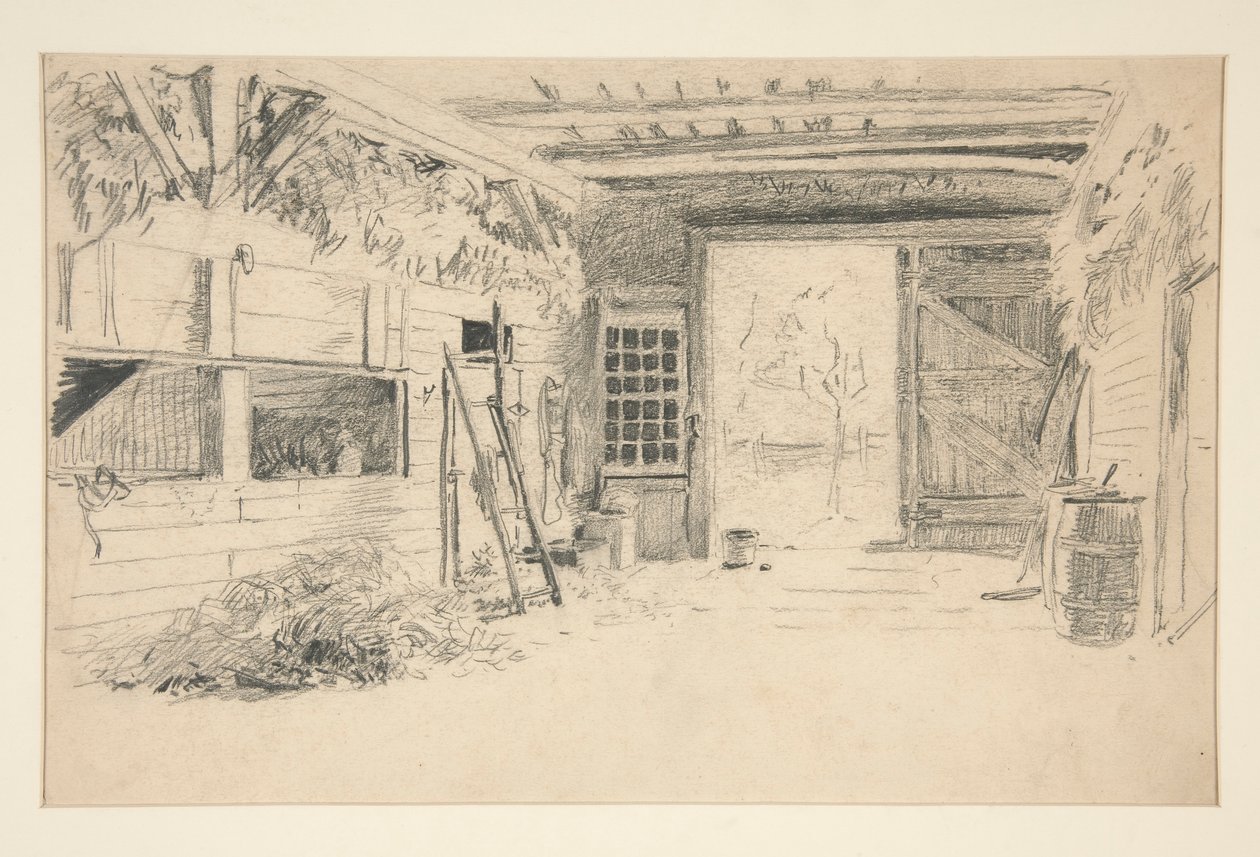 Interieurstudie door Edwin Austin Abbey