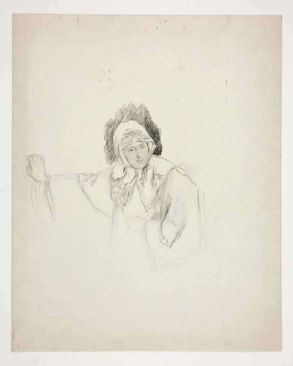 Isabella in het Klooster (studie voor .1103), Acte I, Scène V, Maat voor Maat door Edwin Austin Abbey