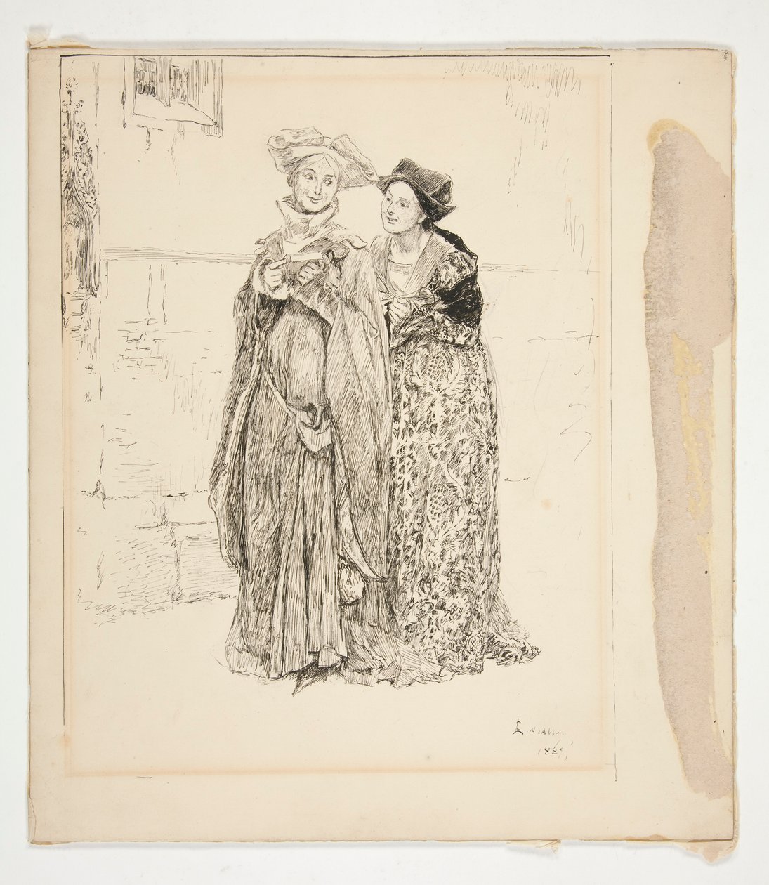 Mevrouw Ford door Edwin Austin Abbey