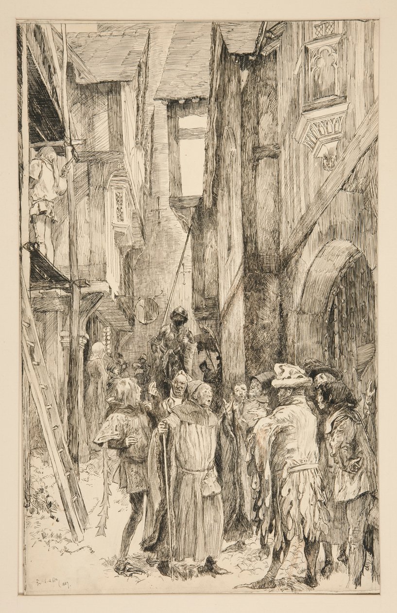 Ondiep: door Edwin Austin Abbey