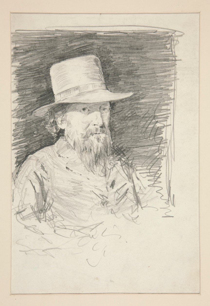 Studie voor Generaal Meade: schets voor muurschildering voor het staatskapitool in Harrisburg, Pennsylvania, 1902-1911 (voltooid door John Singer Sargent) door Edwin Austin Abbey