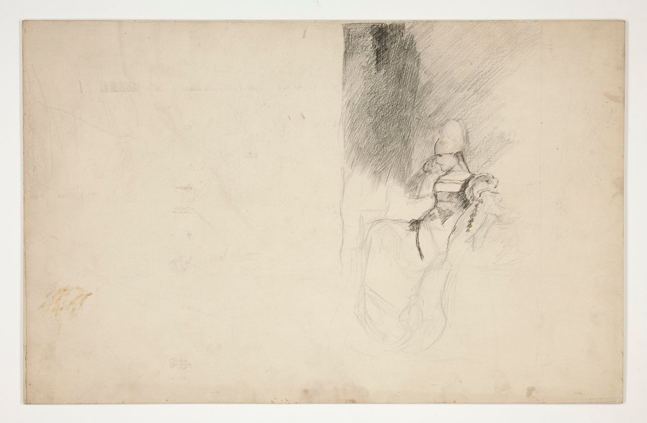 Studie voor Mariana, uit Maat voor Maat door Edwin Austin Abbey