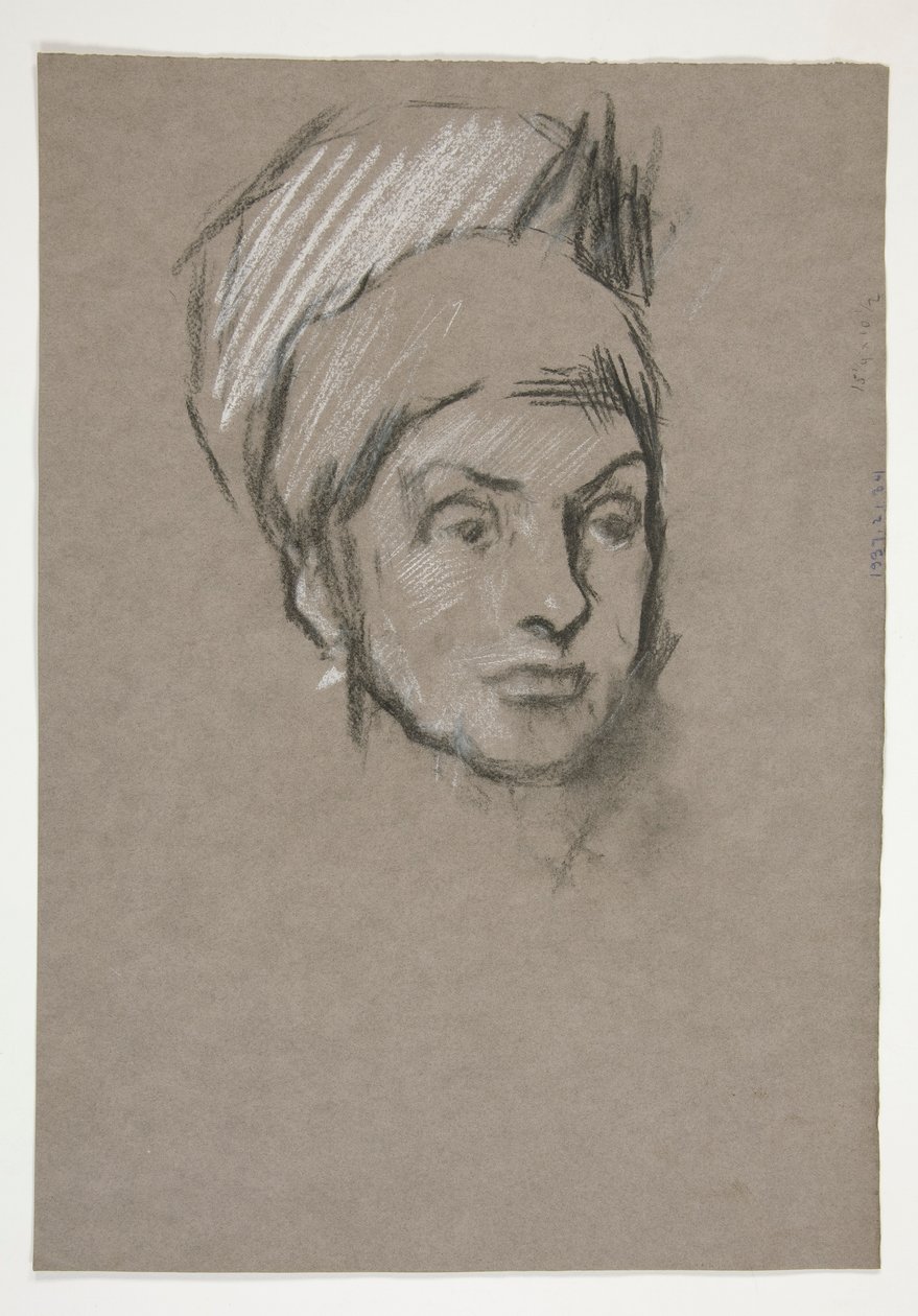 Studie voor Wetenschap: schets voor muurschildering voor het staatskapitoolgebouw in Harrisburg, Pennsylvania, 1902-1911 (voltooid door John Singer Sargent) door Edwin Austin Abbey