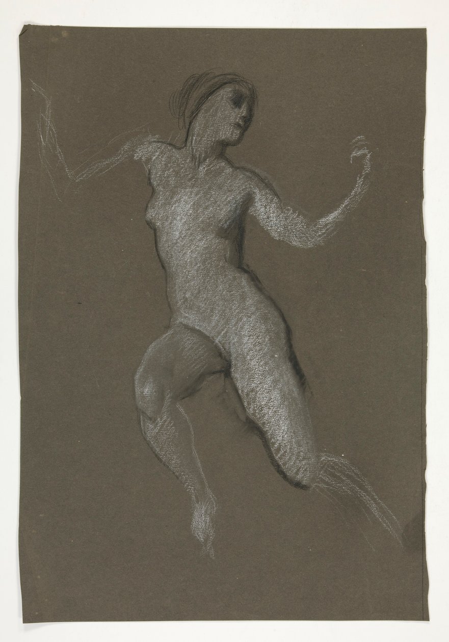 Studie voor de figuur van 12 uur 