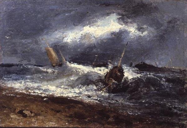 Stormscène door Edwin Hayes