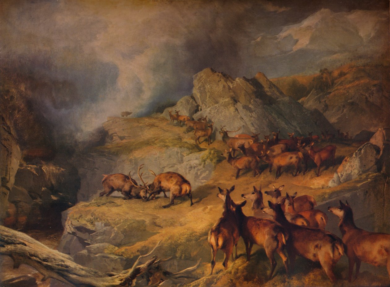 Alleen de Dapperen verdienen de Schone, ca. 1854 door Edwin Landseer