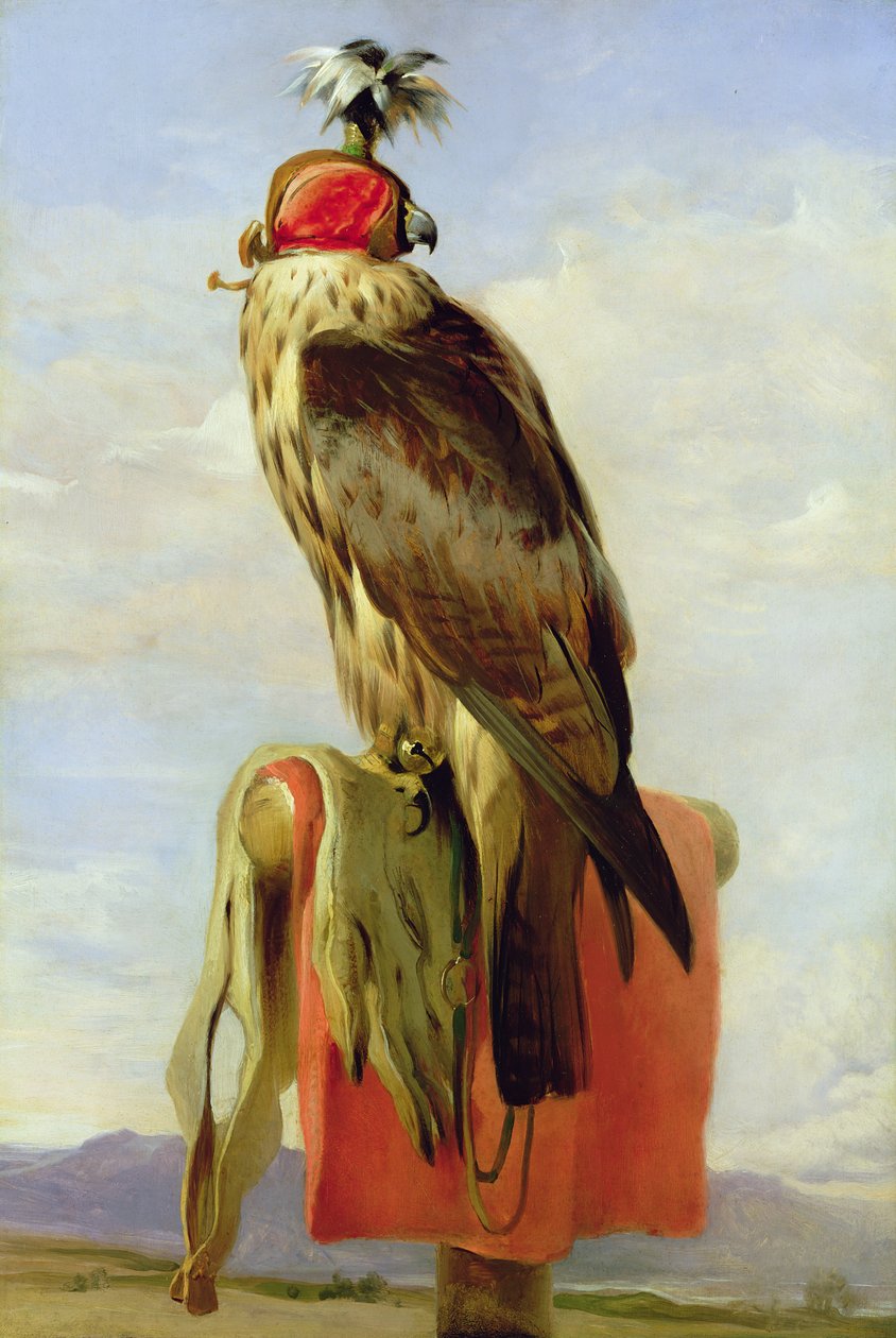 Gehoede valk door Edwin Landseer