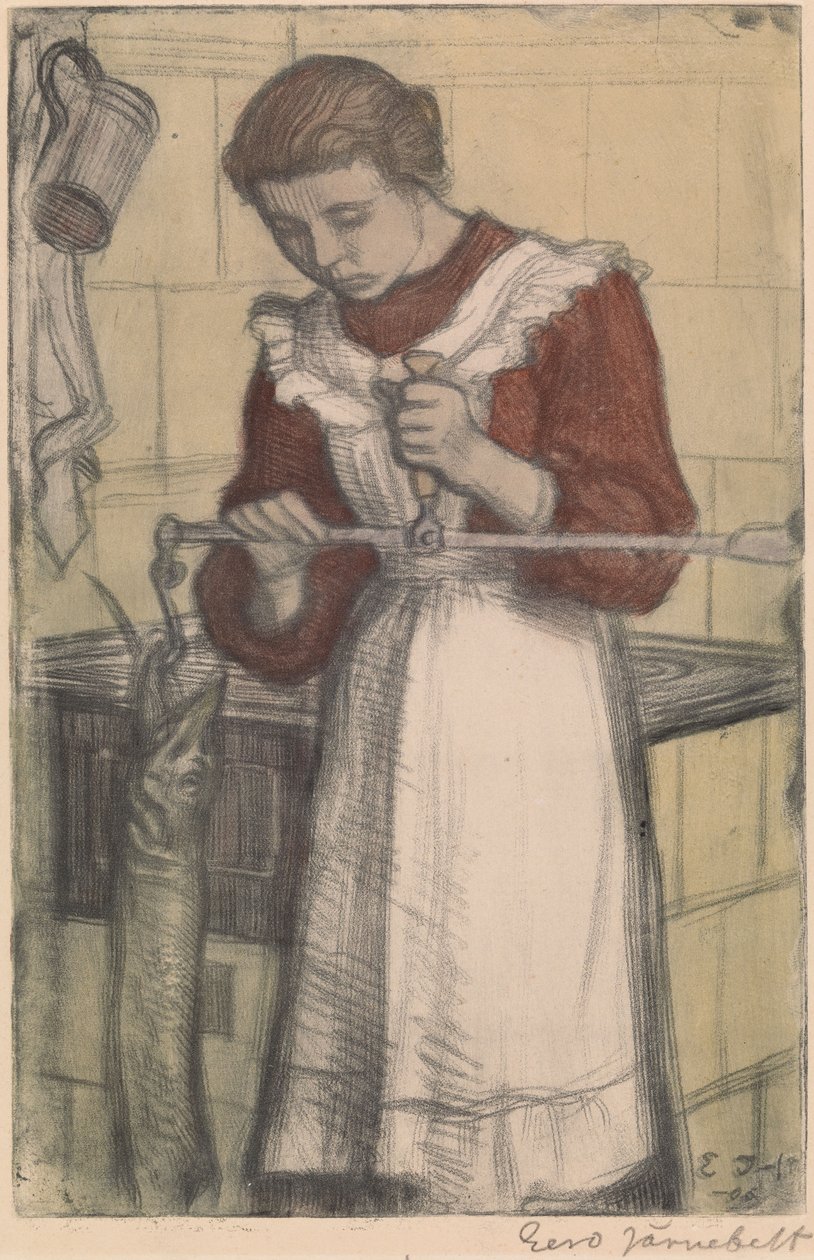 In de keuken door Eero Järnefelt