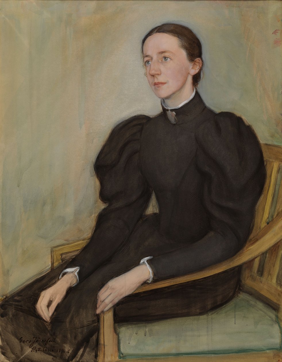 Portret van Mathilda Wrede door Eero Järnefelt